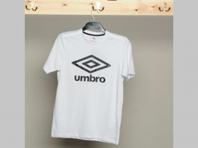 Umbro, pánske biele tričko 65%bavlna, 35%polyester 